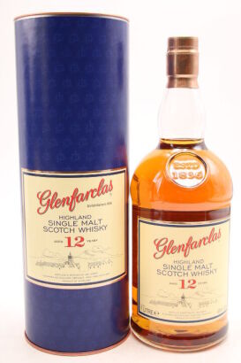 (1) Glenfarclas 12 year old, Highland Single Malt Scotch Whisky, Scotland, 43% ABV, 1000ml