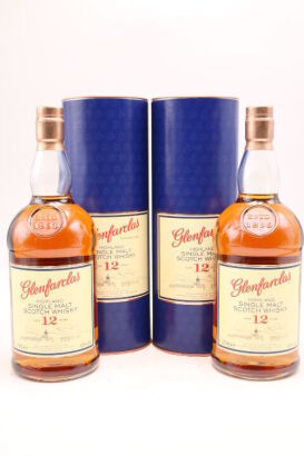 (2) Glenfarclas 12 year old, Highland Single Malt Scotch Whisky, Scotland, 43% ABV, 1000ml