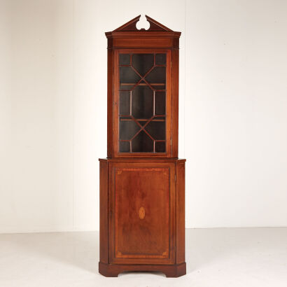 A Late-19th Century Sheraton Revival Corner Cabinet