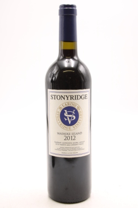 (1) 2012 Stonyridge Vineyard Larose, Waiheke Island