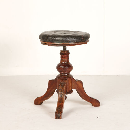 A Victorian Piano Stool