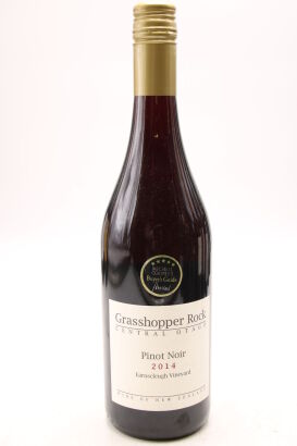 (1) 2014 Grasshopper Rock Earnscleugh Vineyard Pinot Noir, Alexandra [JR16] [BC95]