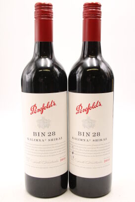 (2) 2013 Penfolds Bin 28 Kalimna Shiraz, South Australia