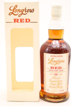 (1) Longrow 'Red' Limited Edition Port Cask Matured 11 Year Old Peated Single Malt Scotch Whisky, 51.8% ABV