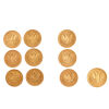 Ten Gold Roubles Coins - 2