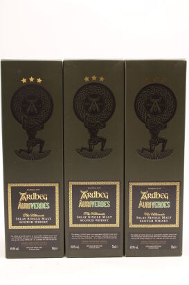 (3) Ardbeg 'Auriverdes' Single Malt Scotch Whisky, 49.9% ABV