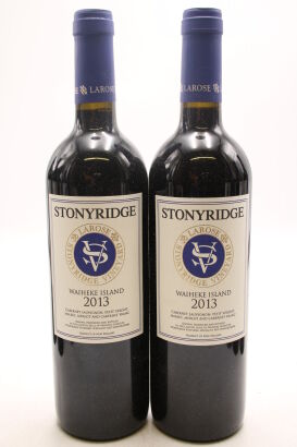 (2) 2013 Stonyridge Vineyard Larose, Waiheke Island