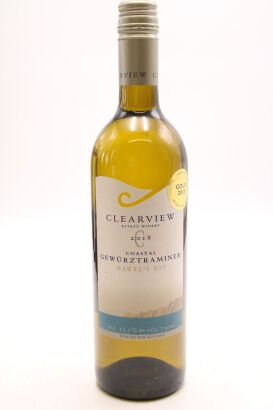 (1) 2018 Clearview Estate Gewurztraminer, Hawke's Bay