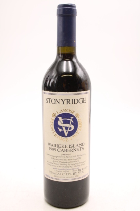 (1) 1999 Stonyridge Vineyard Larose, Waiheke