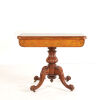 A Mid-Victorian Burr Walnut Fold-Over Games Table