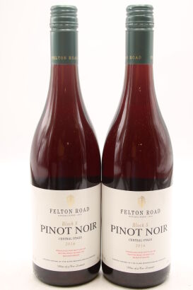 (2) 2016 Felton Road Block 5 Pinot Noir, Bannockburn