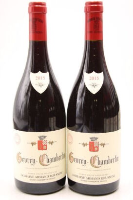 (2) 2015 Domaine Armand Rousseau Pere et Fils Gevrey-Chambertin, Cote de Nuits