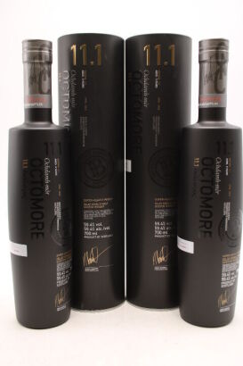 (2) Bruchladdich Octomore 11.1, Single Malt Scotch Whisky, Scotland, 59.4% ABV