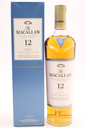 (1) The Macallan Triple Cask Matured, 12 year old, Highland Single Malt Scotch Whisky, Scotland, 43% ABV