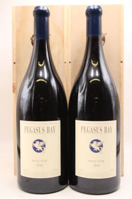 (2) 2016 Pegasus Bay Pinot Noir, Waipara, 3000ml