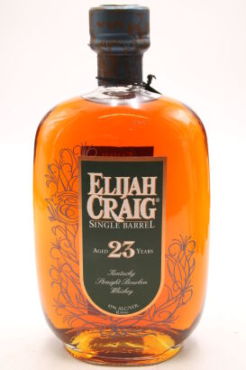 (1) Elijah Craig 23 Year Old Single Barrel Kentucky Straight Bourbon Whiskey, 45% ABV