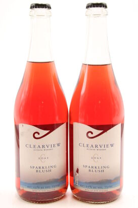 (2) 2021 Clearview Estate Sparkling Blush Rose, Hawke's Bay