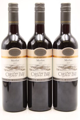 (3) 2019 Oyster Bay Merlot, Hawke's Bay