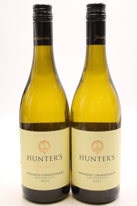 (2) 2016 Hunter's Unoaked Chardonnay, Marlborough