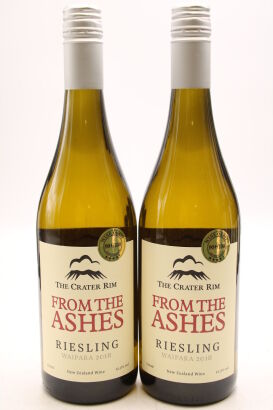 (2) 2018 The Crater Rim 'From The Ashes' Riesling, Waipara, New Zealand