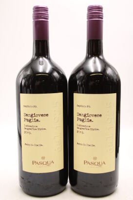 (2) 2019 Pasqua Vigneti e Cantine Capitolo 29 Sangiovese, Puglia, 1500ml