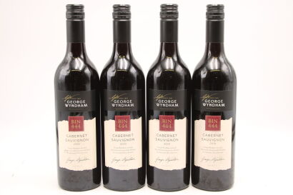 (4) 2019 George Wyndham Bin 444 Cabernet Sauvignon, South Eastern Australia