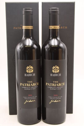 (2) 2016 Babich The Patriarch Merlot Malbec Cabernet Sauvignon, Gimblett Gravels