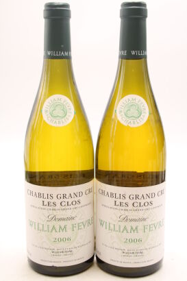 (2) 2006 William Fevre Les Clos, Chablis Grand Cru [JR18] [RP96] [WE95]