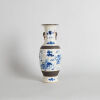 A Chinese Qing Dynasty Blue and White 'Lion' Vase with two handles (Chenghua Nian Zhi Mark)
