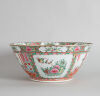 A 19th Century Chinese Canton Famille Rose 'Figural' Bowl with stand