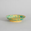 A Chinese Qing Dynasty Yellow-Ground Green-Enamel Barbed-Rim 'Dragon' Saucer (Da Qing Qianlong Nian Zhi Mark) - 2