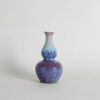 A 19th Century Chinese Flambe-Glazed Double-Gourd Vase