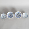 A Pair of Chinese Early/Mid Qing Dynasty Brown-Glazed Blue and White 'Fish' Lidded Bowls - 2