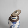 A Chinese Late Qing Dynasty Blue and White 'Figural' Lidded Vase (Chenghua Nian Zhi Mark) - 2