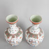 A Pair of Chinese Canton Famille Rose 'Figural' Vases (Da Qing Qianlong Nian Zhi Mark) - 2