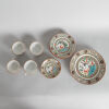 A Chinese Late Qing Dynasty Canton Famille Rose Tea Set - 13 pieces - 2