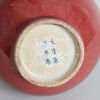 A 19th Century Chinese Red-Glazed Vase (Da Qing Kangxi NIan Zhi Mark) - 3