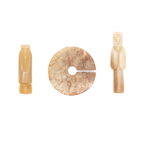 Three Pieces of Han Style Chinese Jade