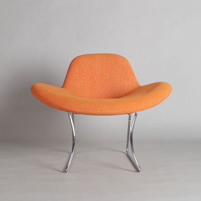 A Pierre Paulin Inspired Lounge Chair