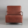 A Tan Leather Bauhaus Style Armchair