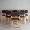 A Set of Six Alvar Aalto 611 Chairs for Artek