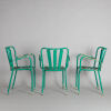 A Set of Three French Cafe Chairs - 2