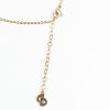 Christian Dior Logo Round Rhinestone Pendant Necklace - 4