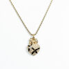 Christian Dior Bow Heart Rhinestone Pendant Necklace - 3