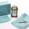 Tiffany & Co Brass Carriage Clock - 5