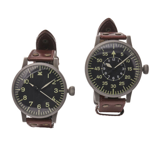 A Pair of Limited Edition Laco Pilots Watches