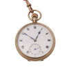 9ct Vertex Pocket Watch with Fob Chain - 2