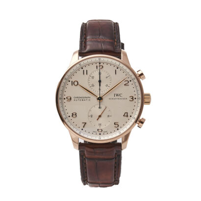 IWC Portugeiser Chronograph 18ct Rose Gold Wristwatch