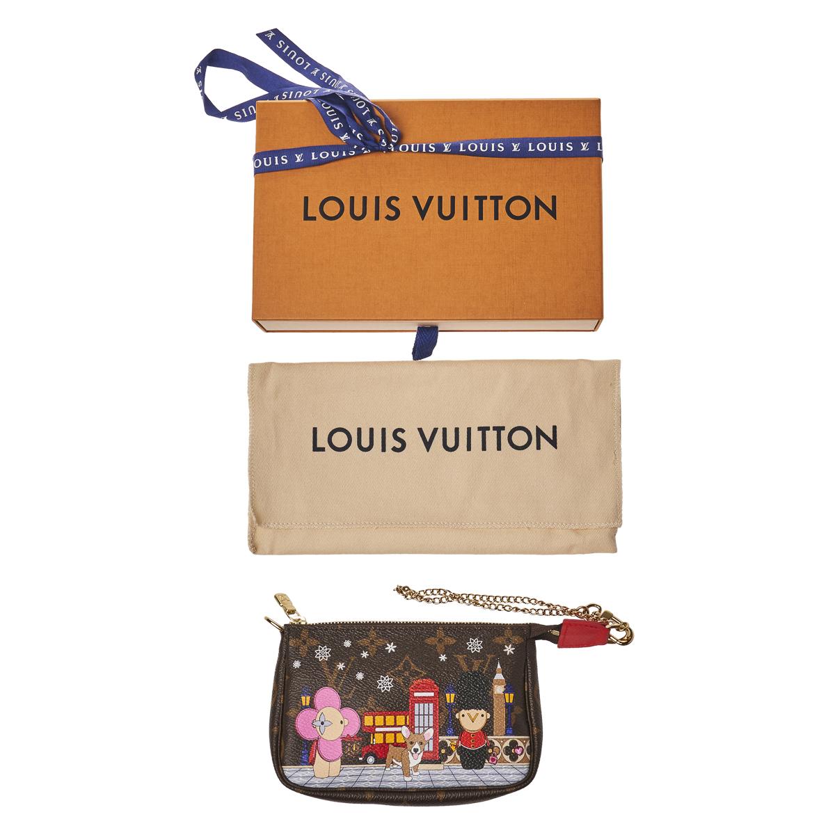 Louis Vuitton 2021 London Christmas Animation Mini Pochette