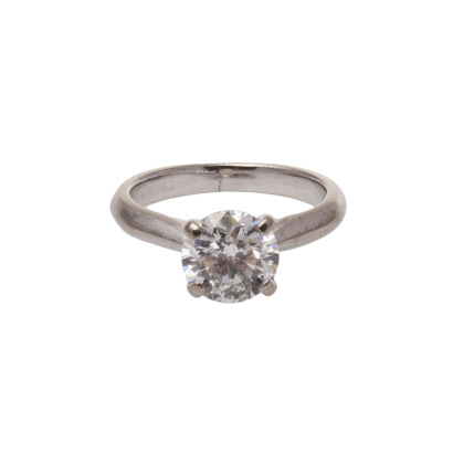 1.50ct Round D SI2 Important Diamond Solitaire Ring